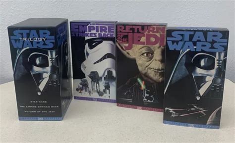 Vintage Star Wars Trilogy Box Set Vhs Theatrical Version Original