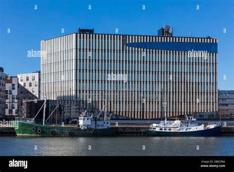 Supercell Headquarters new building in the Wood City quarter in Jätkäsaari, Helsinki Stock Photo ...