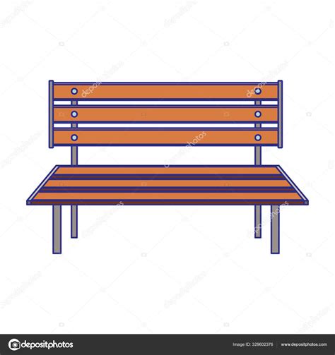 Park Bench Icon Flat Design Stock Vector By ©jemastock 329602376