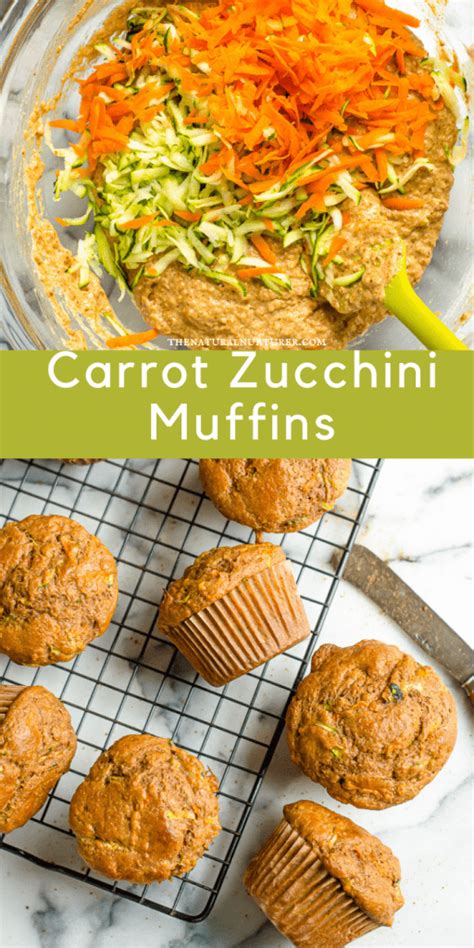 Fluffy Whole Wheat Carrot Zucchini Muffins Artofit