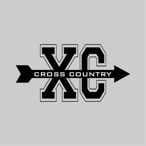 XC CC cross country t shirt design vector 29786075 Vector Art at Vecteezy