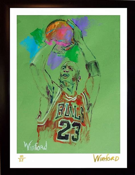 Michael Jordan Bulls 85 X 11 Signed Winford Limited Edition