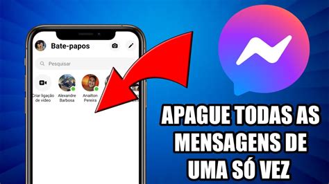 Como Apagar Todas As Mensagens Do Messenger De Uma Vez S Youtube