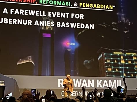 Ridwan Kamil Kalau Takdir Anies Presiden Kita Dukung