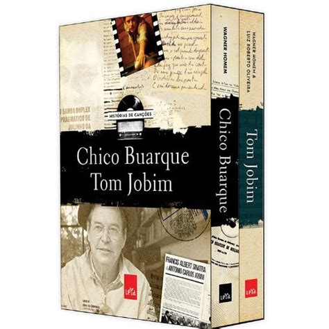 Livro Box História de Canções Tom Jobim e Chico Buarque no Shoptime