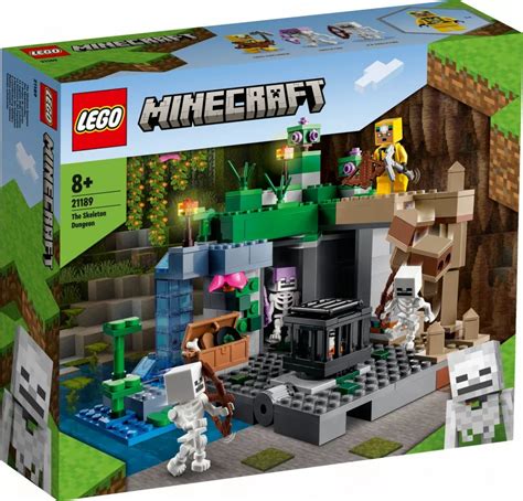 Lego Klocki Minecraft Lochy Szkielet W