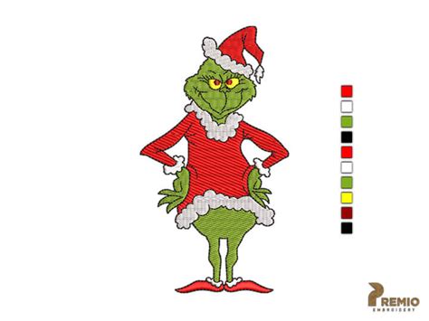 Grinch Machine Embroidery Designs Premio Embroidery