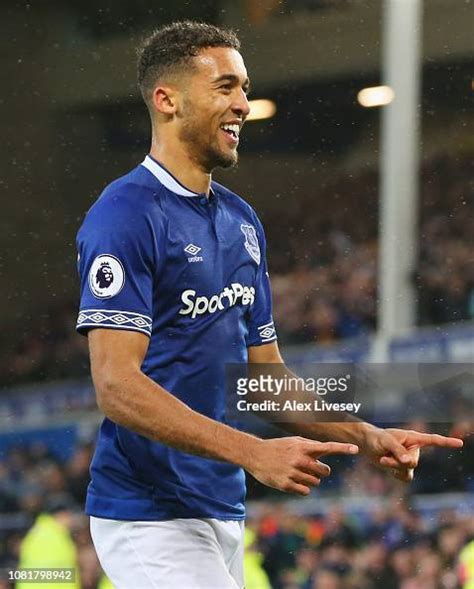 Dominic Calvert-Lewin of Everton celebrates after scoring his team's ...