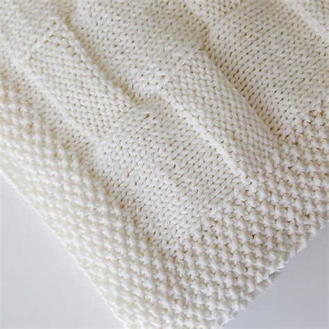 Ravelry Chunky Basketweave Baby Blanket Pattern By Leelee Knits