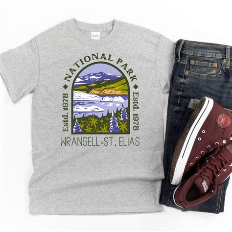 Alaska Wrangell St Elias National Park Graphic Tee Shirt Etsy