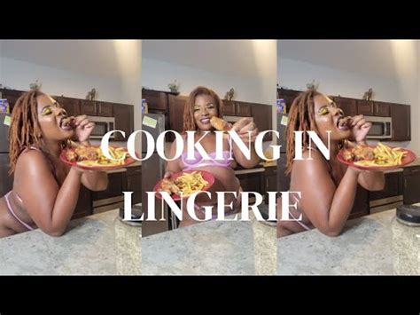Sexy Lingerie Cooking Lemon Pepper Wings YouTube