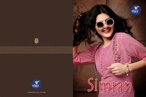 Cotton Straight Simran By Vitara Fashion Launch Exclusive Designer