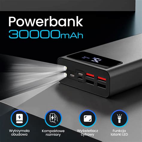 Extralink Epb Mah Black Powerbank Power Bank Usb C Enaa