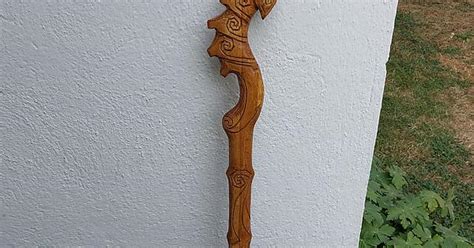 Skyrim Dragon Priest Staff I Crafted Out Of Wood Album On Imgur