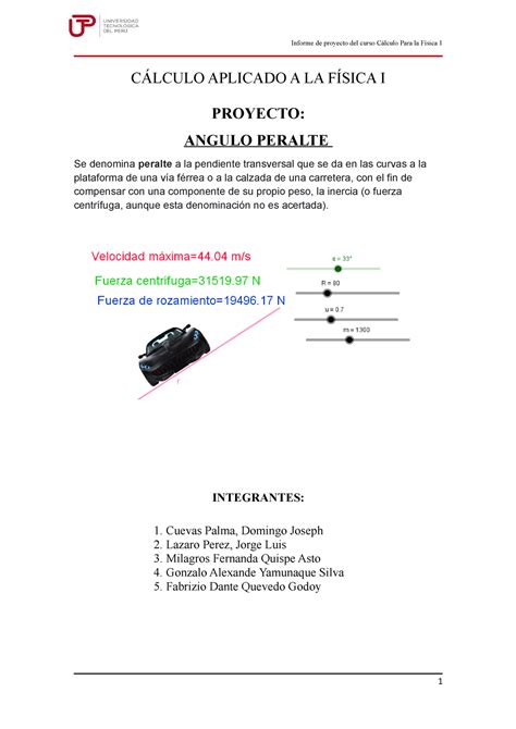 Avance Del Proyecto Caf C Lculo Aplicado A La F Sica I Proyecto