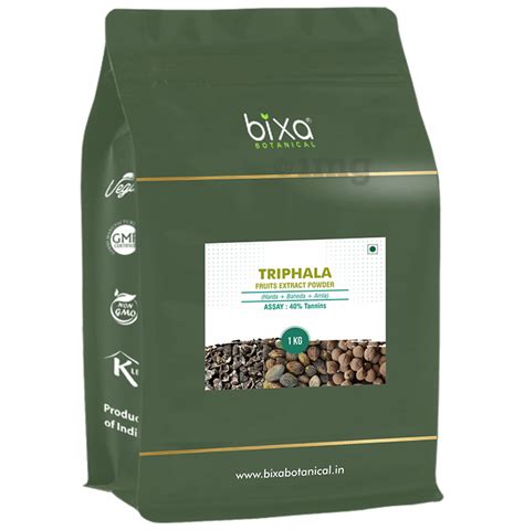 Bixa Botanical Triphala Fruits Extract Powder 40 Tannins Buy Box Of 1