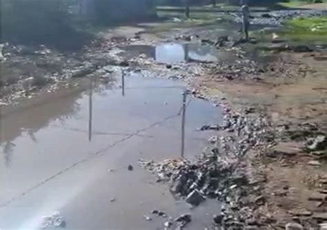 VIDEO Vecinos denuncian calles en pésimo estado y anegadas por