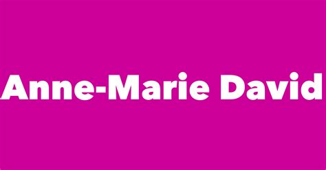 Anne Marie David Spouse Children Birthday And More