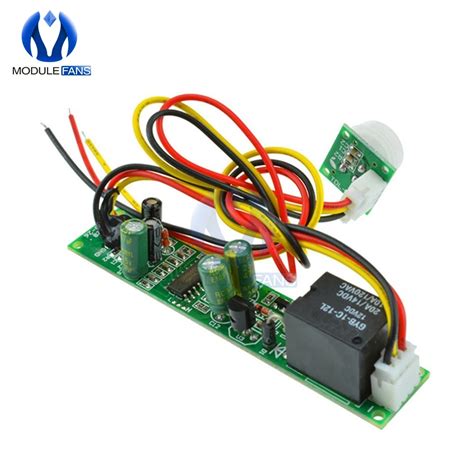 Dc 12v 5a Human Sensor Body Module Sensor Module Ir Pyroelectric Infrared Pir Motion Detector