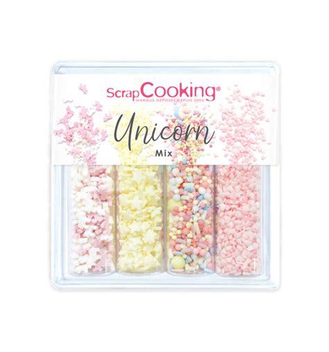 Unicorn Mix G Sugar Sprinkles Scrapcooking