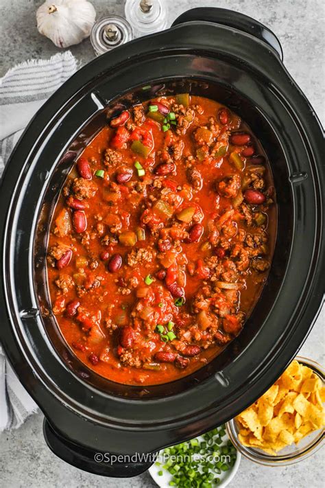 Easy Crock Pot Chili Recipe Honey And Bumble Boutique