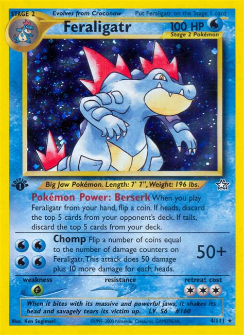 Feraligatr · Neo Genesis N1 4 ‹ Pkmncards