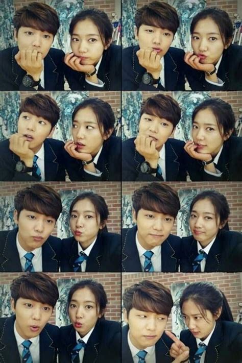 Park Shin Hye Minhyuk And Hyungsik Take Pictures In Their Heirs