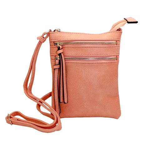 Double Zipper Cross Body Bag - Best of Everything | Online Shopping