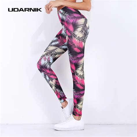 Sexy Women Leggings Print Stretch Slim Fits High Waist Ladies Summer Legging Pants Maple Floral