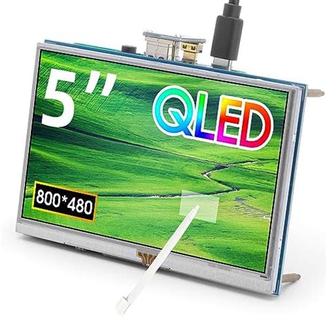 Elecrow Small Monitor Inch Qled Resistive Touch Screen Monitor