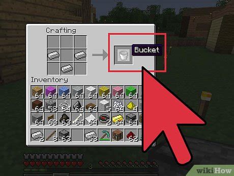 How to Make a Bucket in Minecraft: 8 Steps (with Pictures)