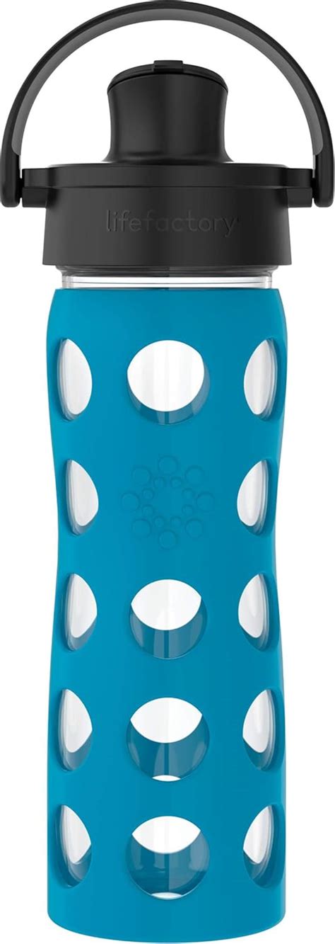 Amazon Lifefactory Ounce Glass Water Bottle With Active Flip