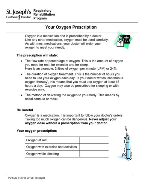 Oxygen Prescription