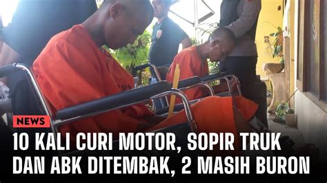 10 Kali Curi Motor Di Denpasar Sopir Truk Dan ABK Ditembak 2 Masih