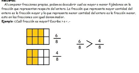 Ordenar Fracciones De Menor A Mayor Ejemplos Nuevo Ejemplo