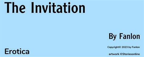 The Invitation Erotica Sex Story