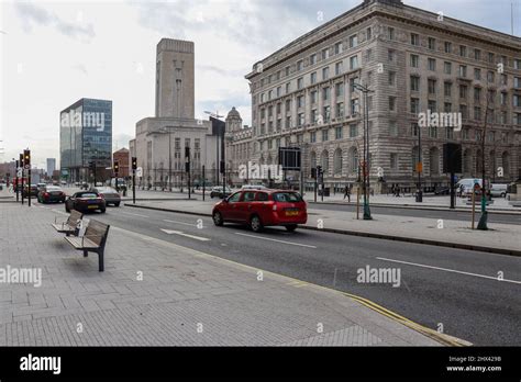 View From The Strand Toward The Cunard Building Mersey Tunnel Port Of