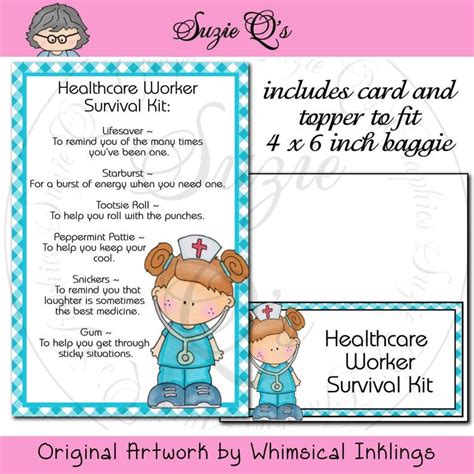 Free Printable Nursing Survival Kit Template Printable Calendars AT A