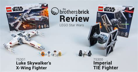 LEGO Star Wars 75300 Imperial TIE Fighter & 75301 X-wing - TBB Review ...