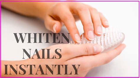 Diy How To Whiten Nails Instantly Cara Mudah Putihkan Kuku Youtube