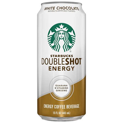 Starbucks Doubleshot Energy Drink Coffee Beverage White Chocolate 15 Oz Cans 12