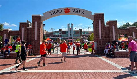 The Clemson football team’s Tiger Walk has a brand-new vibe. Take a look