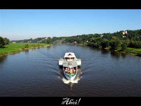 Schiff Ahoi Rad Dampfer Auf Der Elbe Vom Blauen Wunder Flickr