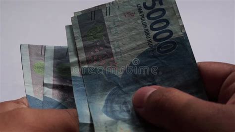 Close Up Of Indonesian Rupiah Money Rupiah Is Indonesia Official