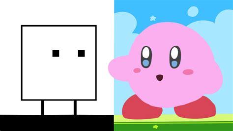 Qbby And Kirby By Diddgery On Deviantart