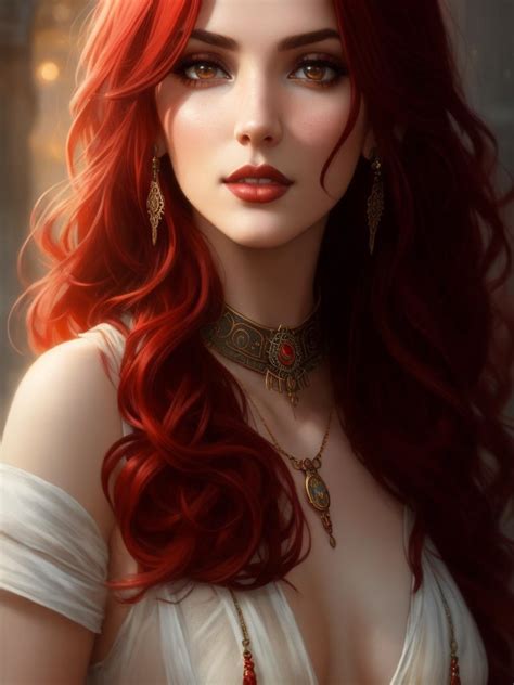 Beautiful Gorgeous Gypsy Woman Red Hair Steampu 1 By Arrojado On Deviantart