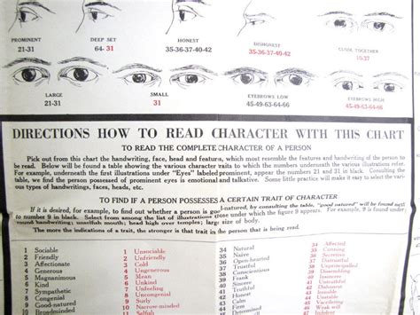 Facial Chart Character Reading Physiognomy Science Facial Features Fortune Telling Etsy