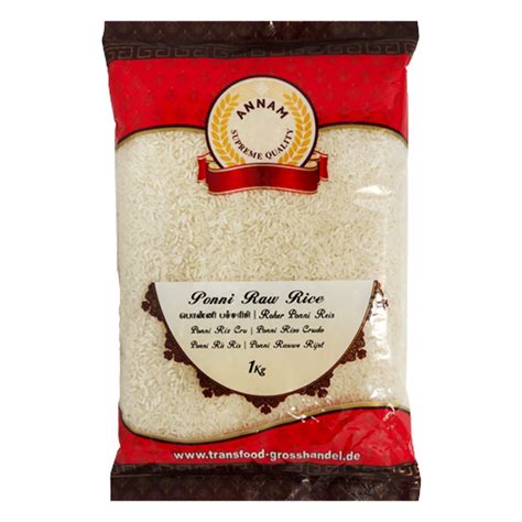 Annam Ponni Raw Rice Kg Jai Hind Grocery