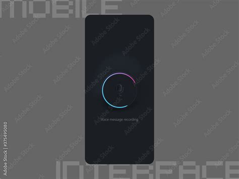 Microphone Neumorphic Design Kit With Neumorphism Style App Ui Ux
