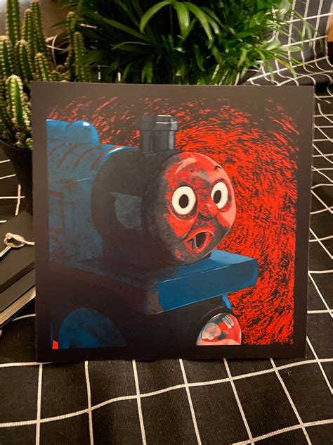 Thomas The Tank Engine Art Print Illustration Etsy